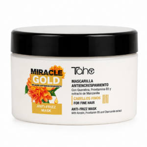 Tahe Miracle Gold Anti-Frizz Mask – Voor fijn haar