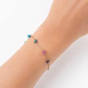 Dun Edelsteen Armbandje