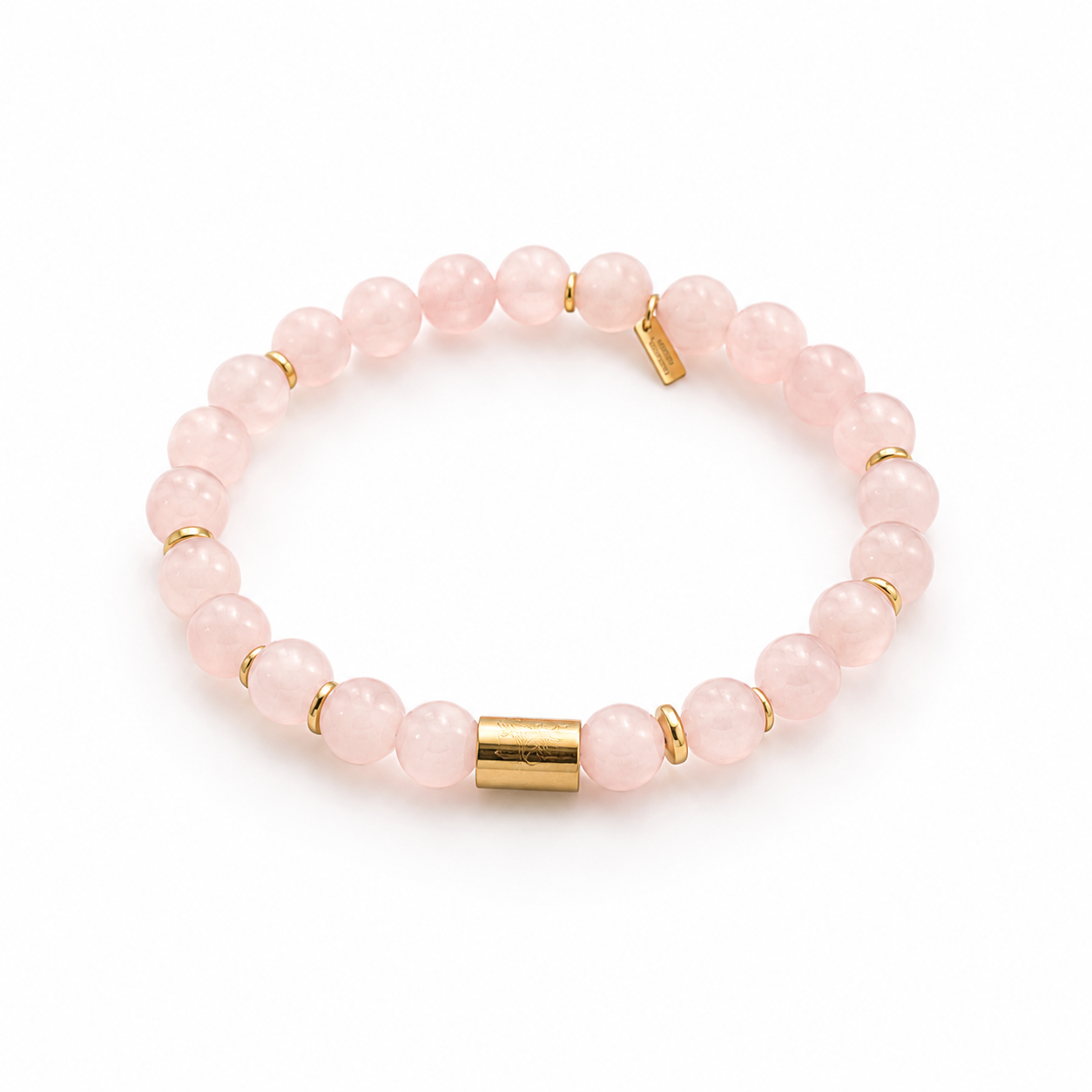 Rozenkwarts Edelstenen Armband